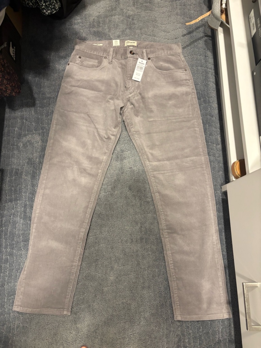 Todd Snyder Graystone Corduroy Slim Fit Jeans